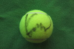 錦織圭直筆サイン　Wilson2テニスボール
