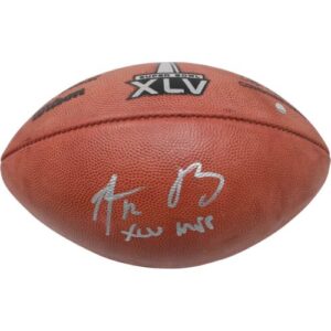 アーロンロジャースAARON RODGERS直筆サインスーパーボールXLV FOOTBALL