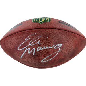 エリーマニング　ELI MANNING NY GIANTS直筆サインNFLボール