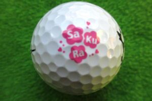 横峯さくら選手直筆サインゲーム実使用SRIXON5オウンゴルフボール - 画像 (2)