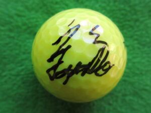 上原彩子選手直筆サインゲーム実使用TOUR STAGEオウンゴルフボール