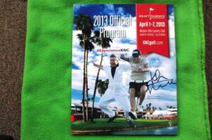 キーファーサザーランドKiefer Sutherland直筆サインGOLFパンフレット