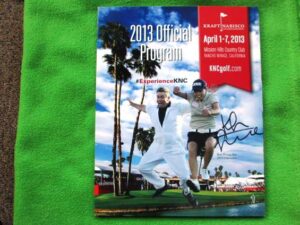 キーファーサザーランドKiefer Sutherland直筆サインGOLFパンフレット