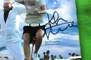 キーファーサザーランドKiefer Sutherland直筆サインGOLFパンフレット - 画像 (2)