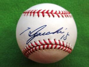 井口資仁選手#15シカゴホワイトソックス直筆サインＭＬＢボール