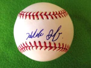 伊良部秀輝選手ＮＹヤンキース直筆サインＭＬＢボール