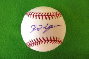 長谷川滋利選手マリナーズ直筆サインＭＬＢボール