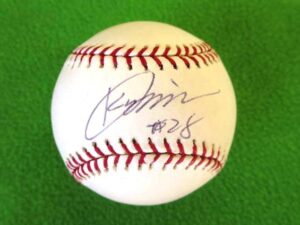 松井稼頭央選手直筆サインＭＬＢボール