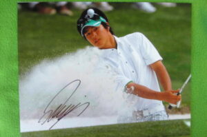 石川遼選手　直筆サインフォト