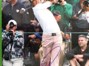石川遼選手　直筆サイン入り2009 マスターズフォト