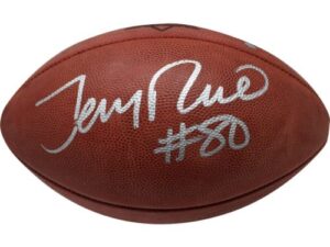 ジェリーライス　JERRY RICE#80直筆サインNFLボール
