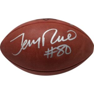 ジェリーライス　JERRY RICE#80直筆サインNFLボール