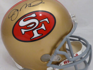 ジョーモンタナJOE MONTANA 49ers　直筆サインレプリカヘルメット