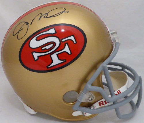 ジョーモンタナJOE MONTANA 49ers　直筆サインレプリカヘルメット