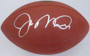 ジョーモンタナ　JOE MONTANA　49ERS直筆サインNFLボール