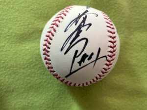 清宮幸太郎選手#21ファイターズ直筆サインMLB公式ボール