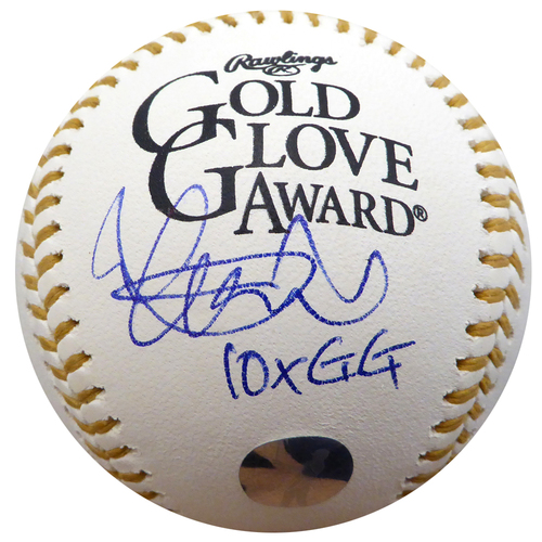イチロー選手直筆サイン　10xGG書き込み入りゴールドグローブ受賞記念ボール