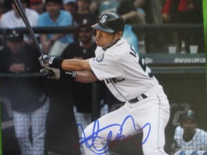 イチロー直筆サイン262 Hits　ＭＬＢ公認8Ｘ10フォト　