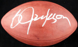 ボージャクソン　BO JACKSON　オークランドレイダース直筆サインNFLボール