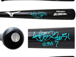 イチロー直筆サイン　#51＆4367書き込み入りMizuno Ichiroモデルバット　イチロー証明書＆ホログラム付き