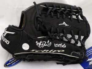 イチローICHIRO直筆サイン　10XGG　書き込み入りみMizunoイチローモデルグローブ　イチローホロ＆証明書付き
