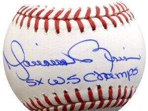 マリアーノリベラMariano Rivera NY Yankees 直筆サイン　5XWS CHAMP 書き込み入りMLBボール　BECKETT鑑定書付き