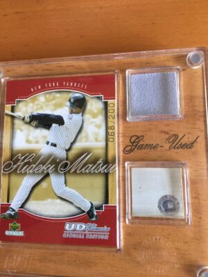 松井秀喜　Hideki Matsui#55 NYヤンキース2003UDA ゲーム実使用ジャージ片入り200個限定　バブルヘッド - 画像 (2)