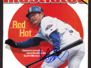 イチロー直筆サイン　2001年スポーツイラストレイテッド・マガジン