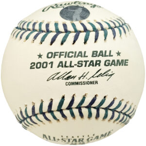 イチロー直筆サインROY/MVP 書き込み入り　2001オールスターゲームボール - 画像 (2)