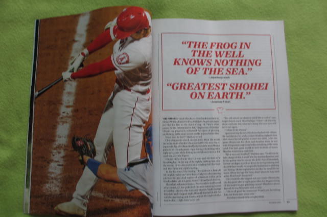 大谷翔平選手 スポーツイラストレイテッドSports Illustratedマガジン 9月23日アメリカ限定発売THE PITCHING&THE HITTER 2冊セット 送料無料!