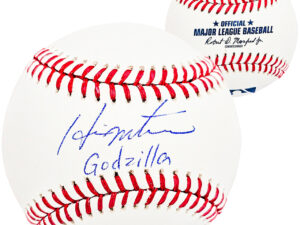 松井秀喜直筆サインw/Godzilla書き込み入りMLBオフィシャルボール BECKETT鑑定証ホログラム付き