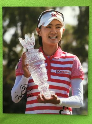 チェ・ナヨン　Na Yeon Choi LPGA女子ゴルフ　直筆サイン8X10フォト