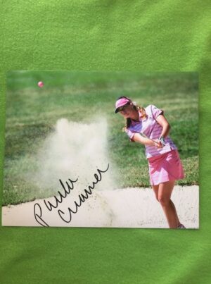 ポーラクレーマーPaula Creamer　LPGA直筆サイン8x10フォト