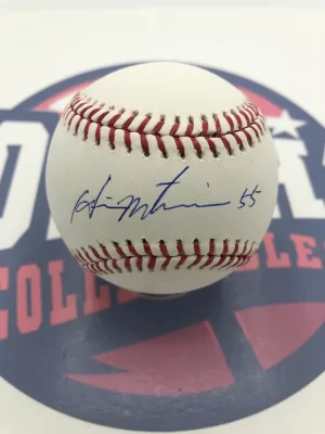 松井秀喜HIDEKI MATSUI#55 NYヤンキース　直筆サインＭＬＢボール  JSA鑑定書付き