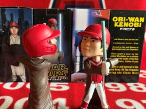 大谷翔平　5月27日スターウォーズナイト・エンジェルス球場25000個限定配布非売品ワン・ケノービバブルヘッド人形