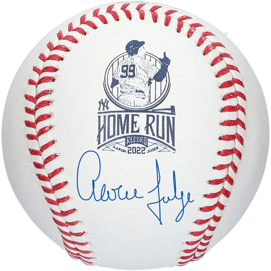 アーロンジャッジAaron Judge#99 NYヤンキース　2022年62ホーマーAL HR RECORD 記念ロゴ入り直筆サイン入りMLBボール  MLB&Fanatics ホログラム証明付き　先行予約品
