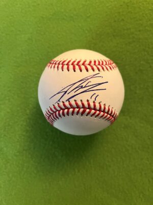 藤浪晋太郎選手＃11 オークランドアスレティックス　ルーキーイヤー直筆サインMLBボール