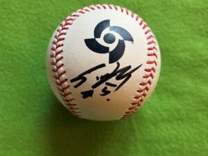 鈴木誠也選手＃51＆今永昇太選手＃18シカゴカブス　Ｗ直筆サイン入り2023WBC公式ボール　侍ジャパン代表