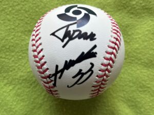 山川穂高選手＃33侍ジャパン直筆サインJAPAN書き込み入り2023WBC公式ボール