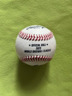 山田哲人選手＃1　侍ジャパン直筆サイン2023WBC公式ボール - 画像 (2)