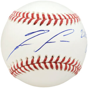 ロナルド・アクーニャJr#13選手 Ronald Acuna Jr 直筆サイン2018 NL ROY 書込み入りMLBボール　Beckett鑑定証ホログラム付き
