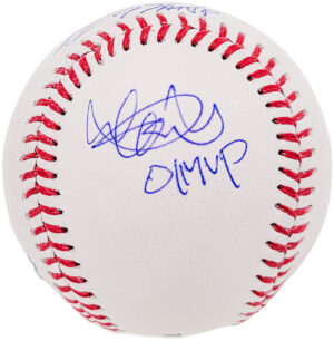 イチロー＆ケングリフィーJr W直筆サイン　01AL MVP &97 AL MVP W書き込み入りMLBボール　Beckett鑑定証ホログラム証明付き - 画像 (2)