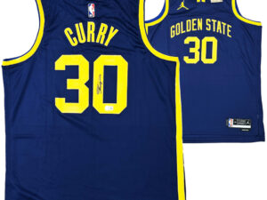 ステフィンカリーStephen Curry#30　直筆サインBlue JORDAN Edition Jersey 48 Beckett鑑定証ホログラム付き