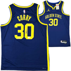 ステフィンカリーStephen Curry#30　直筆サインBlue JORDAN Edition Jersey 48 Beckett鑑定証ホログラム付き