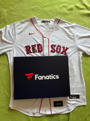 吉田正尚選手＃7ボストンレッドソックス直筆サインNIKEレプリカホワイトホームユニホーム XL Fanatics＆MLBホログラム証明付き - 画像 (4)