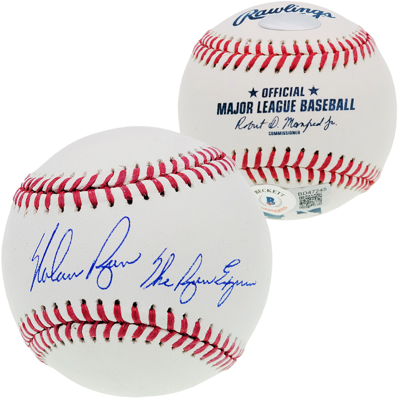 ノーラン・ライアンNolan Ryan直筆サイン The Ryan Express書き込み入りMLBボール Ryan Hologram&Beckett鑑定ホログラム付き ノーラン・ライアンNolan Ryan直筆サイン The Ryan Express書き込み入りMLBボール Ryan Hologram&Beckett鑑定ホログラム付き