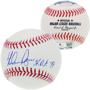 ノーラン・ライアンNolan Ryan直筆サイン HOF99 書き込み入りMLBボール　 Ryan Hologram&Beckett鑑定ホログラム付き