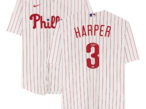 ブライスハーパーBryce Harper#3　直筆サイン　Nikeレプリカユニホーム Fanatics＆MLBホログラム証明付き
