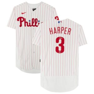 ブライスハーパーBryce Harper#3　直筆サイン　Nikeオーセンティックユニホーム Fanatics＆MLBホログラム証明付き