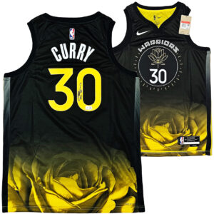 ステフィンカリーStephen Curry#30　直筆サインBlack City Edition 48 Jersey Beckett鑑定証ホログラム付き